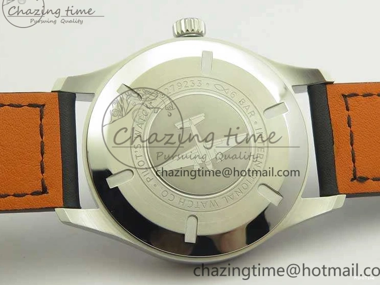 MIROTIME 0328 Efficient Mark XVIII Le Petit Prince IW327001 SS MKS 1:1 Best Edition White Dial On Leather Strap MIYOTA9015 V 7220